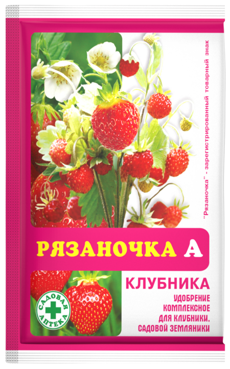 Рязаночка А клубника минеральное водорастворимое удобрение 60г